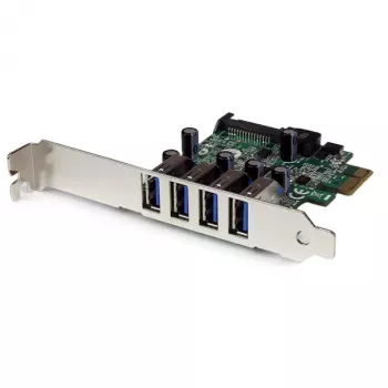 StarTech.com 4 prievadų PCI Express PCIe USB 3.0 valdiklio kortelė su UASP ir SATA maitinimu