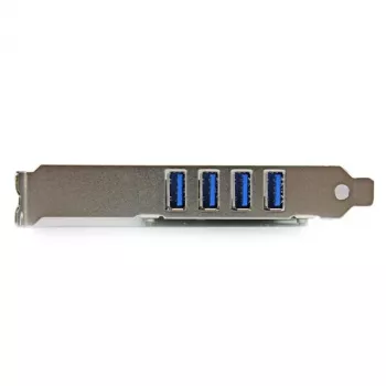 StarTech.com 4 prievadų PCI Express PCIe USB 3.0 valdiklio kortelė su UASP ir SATA maitinimu