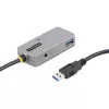 StarTech.com USB 3.0 ilgintuvas su 4 prievadų USB-A šakotuvu, 10 m, aktyvus / maitinamas iš magistralės, su pasirenkamu 20 W maitinimo adapteriu, ESD apsauga