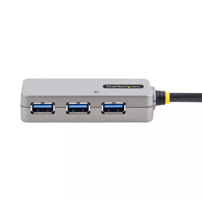 StarTech.com USB 3.0 ilgintuvas su 4 prievadų USB-A šakotuvu, 10 m, aktyvus / maitinamas iš magistralės, su pasirenkamu 20 W maitinimo adapteriu, ESD apsauga