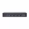StarTech.com 4 prievadų USB jungiklis klaviatūrai ir pelei su pelės perjungimu, 3,5 mm / USB garsu, TAA atitikmuo