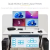 StarTech.com 4 prievadų USB jungiklis klaviatūrai ir pelei su pelės perjungimu, 3,5 mm / USB garsu, TAA atitikmuo