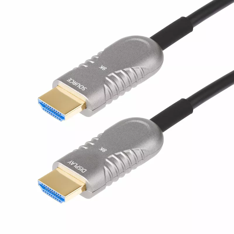 StarTech.com 30,4 m HDMI 2.1 hibridinis aktyvus optinis kabelis (AOC), CMP, plenuminis, 8K itin didelės spartos HDMI 2.1/2.0 šviesolaidinis kabelis, 48 Gbps, 8K 60Hz/4K 120Hz, HDR10+/FRL/TMDS/eARC