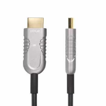 StarTech.com 30,4 m HDMI 2.1 hibridinis aktyvus optinis kabelis (AOC), CMP, plenuminis, 8K itin didelės spartos HDMI 2.1/2.0 šviesolaidinis kabelis, 48 Gbps, 8K 60Hz/4K 120Hz, HDR10+/FRL/TMDS/eARC