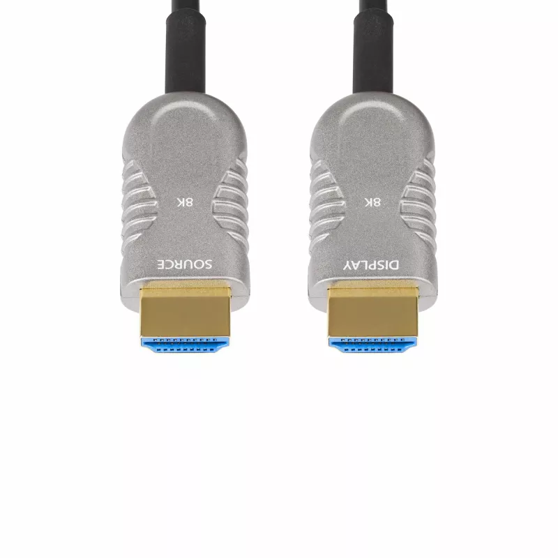 StarTech.com 30,4 m HDMI 2.1 hibridinis aktyvus optinis kabelis (AOC), CMP, plenuminis, 8K itin didelės spartos HDMI 2.1/2.0 šviesolaidinis kabelis, 48 Gbps, 8K 60Hz/4K 120Hz, HDR10+/FRL/TMDS/eARC