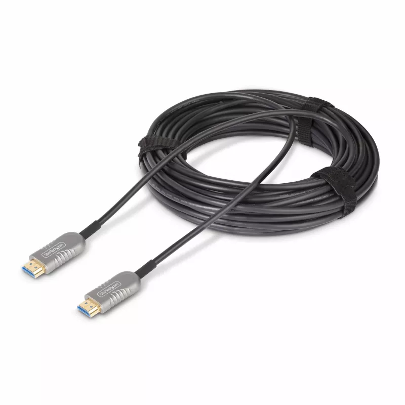 StarTech.com 30,4 m HDMI 2.1 hibridinis aktyvus optinis kabelis (AOC), CMP, plenuminis, 8K itin didelės spartos HDMI 2.1/2.0 šviesolaidinis kabelis, 48 Gbps, 8K 60Hz/4K 120Hz, HDR10+/FRL/TMDS/eARC