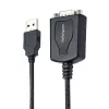 StarTech.com 3 pėdų (1 m) USB į RS232 kabelis su COM prievado fiksacija, DB9 vyriškas RS232 į USB keitiklis, USB į nuoseklųjį adapterį PLC/spausdintuvui/skeneriui, Prolific mikroschema, Windows/Mac