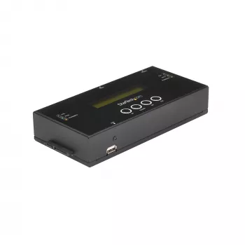 StarTech.com 1:1 nepriklausomas kietųjų diskų kopijavimo ir trynimo įrenginys, SAS ir SATA HDD/SSD klonavimo aparatas, LCD ekranas, TAA atitinkantis
