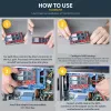 StarTech S322M225R dviejų lizdų M.2 į SATA RAID adapteris 2,5 colio diskų dėklui