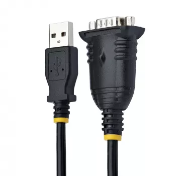 StarTech.com 3ft (1m) USB į Serial kabelis, DB9 vyriškas RS232 į USB keitiklis, Prolific IC, USB į Serial adapteris PLC/Spausdintuvui/Skeneriui/Jungikliui, USB į COM prievado adapteris, Windows/Mac