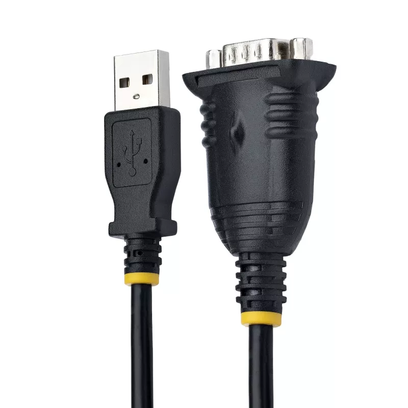 StarTech.com 3ft (1m) USB į Serial kabelis, DB9 vyriškas RS232 į USB keitiklis, Prolific IC, USB į Serial adapteris PLC/Spausdintuvui/Skeneriui/Jungikliui, USB į COM prievado adapteris, Windows/Mac