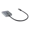 StarTech.com USB-C į dvigubą HDMI MST centras – du HDMI 4K 60Hz – USB Type C kelių monitorių adapteris nešiojamam kompiuteriui su 30cm kabeliu – DP 1.4 kelių srautų perdavimo centras – USB-C į HDMI skirstytuvas