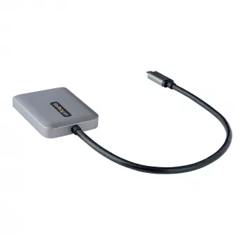 StarTech.com USB-C į dvigubą HDMI MST centras – du HDMI 4K 60Hz – USB Type C kelių monitorių adapteris nešiojamam kompiuteriui su 30cm kabeliu – DP 1.4 kelių srautų perdavimo centras – USB-C į HDMI skirstytuvas