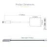 StarTech.com USB-C į dvigubą HDMI MST centras – du HDMI 4K 60Hz – USB Type C kelių monitorių adapteris nešiojamam kompiuteriui su 30cm kabeliu – DP 1.4 kelių srautų perdavimo centras – USB-C į HDMI skirstytuvas