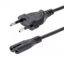 StarTech.com 1m maitinimo laidas nešiojamam kompiuteriui, EU kištukas į C7, 2,5A 250V, 18AWG