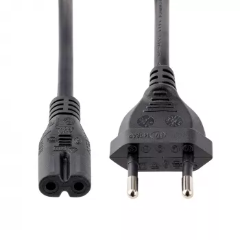 StarTech.com 1m maitinimo laidas nešiojamam kompiuteriui, EU kištukas į C7, 2,5A 250V, 18AWG