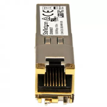 StarTech.com JD089BST SFP modulis, suderinamas su HP JD089B, 10/100/1000BASE-TX, 1000BASE-T, RJ45 varis, Gigabit Ethernet, 100 m