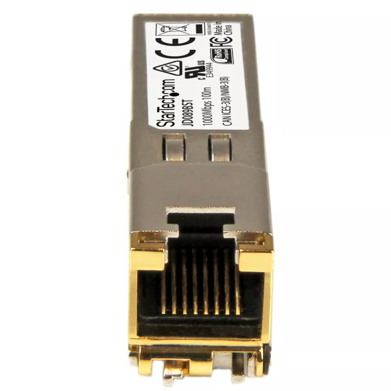 StarTech.com HP JD089B suderinamas SFP modulis – 10/100/1000BASE-TX, varinis, RJ45, 100 m