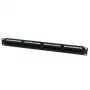 StarTech.com C6PANEL24 24 prievadų Cat6 110 pataisų skydelis, 1U, juodas