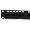 StarTech.com C6PANEL24 24 prievadų Cat6 110 pataisų skydelis, 1U, juodas
