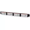 StarTech.com C6PANEL24 24 prievadų Cat6 110 pataisų skydelis, 1U, juodas
