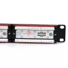 StarTech.com C6PANEL24 24 prievadų Cat6 110 pataisų skydelis, 1U, juodas