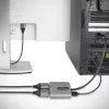 StarTech.com 2 prievadų DisplayPort MST centras, dvigubas 4K 60Hz, DP į 2x DisplayPort monitoriaus adapteris, DP 1.4 kelių monitorių vaizdo adapteris, 30 cm įmontuotas laidas, maitinamas per USB, tik Windows