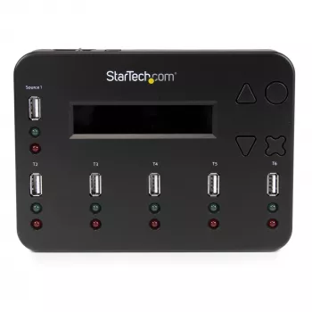StarTech.com USBDUP15 USB atmintukų kopijavimo ir trynimo įrenginys, 1 į 5, 1,5 GB/min, LCD ekranas