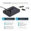 StarTech.com USBDUP15 USB atmintukų kopijavimo ir trynimo įrenginys, 1 į 5, 1,5 GB/min, LCD ekranas