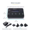 StarTech.com USBDUP15 USB atmintukų kopijavimo ir trynimo įrenginys, 1 į 5, 1,5 GB/min, LCD ekranas