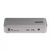 StarTech.com dviejų nešiojamųjų kompiuterių USB-C KVM dokų stotis, dviejų monitorių 4K 60Hz DisplayPort dokas, 5 prievadų USB šakotuvas, GbE, 90W/45W maitinimas dviem nešiojamiesiems, Windows/Mac, 2 pagrindinių KVM dokas - TAA