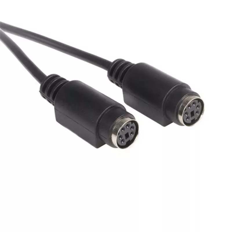 StarTech.com USB į PS/2 adapteris – klaviatūrai ir pelei, 0,435 m, juoda, 1x USB A, 2x DIN 6, 46 g, 142 mm, 175 mm