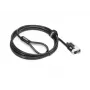 Spynos kabelis Lenovo 4XE1F30277 Juoda 1,8 m Kombinacinė spyna