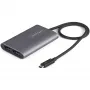 StarTech.com Thunderbolt į dvigubą DisplayPort adapteris DP 1.4, dvigubas 4K 60Hz arba vienas 8K/5K Thunderbolt į DP keitiklis, 2x DisplayPort monitoriaus vaizdo adapteris – Mac ir Windows