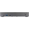 StarTech.com USB-C ir USB-A dokų stotelė - Hibridinė universali trijų monitorių nešiojamojo kompiuterio dokų stotelė su DisplayPort ir HDMI 4K 60Hz - 85W galios tiekimas, 6x USB šakotuvas, GbE, garsas - USB 3.1 Gen 2 10Gbps - TAA