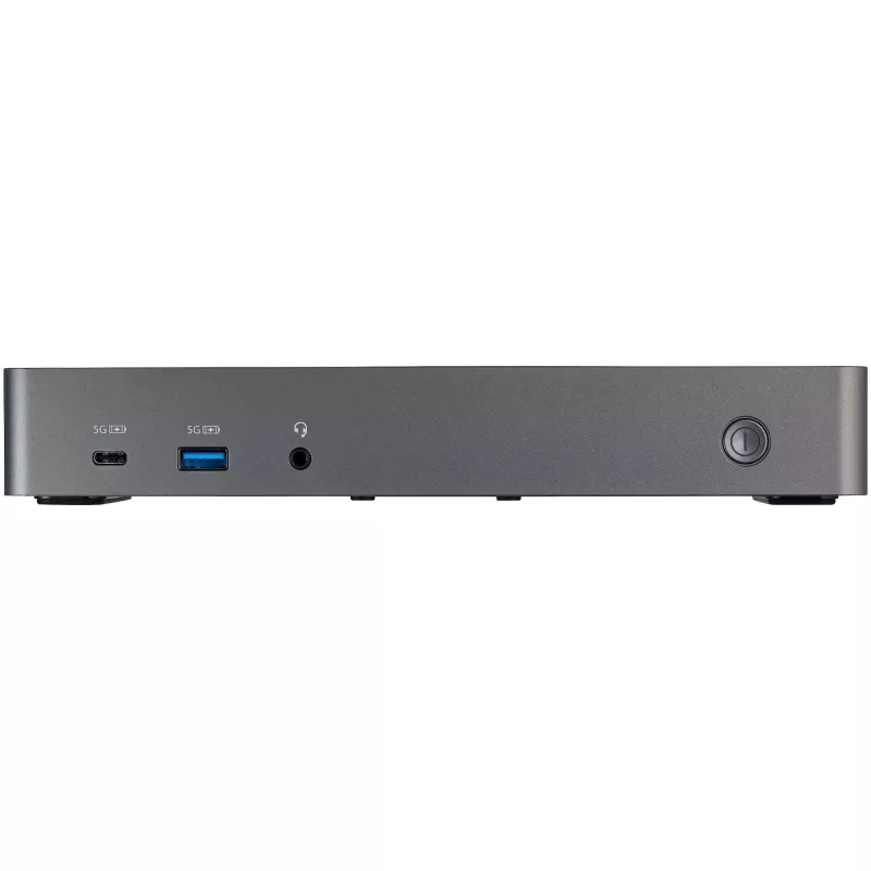 StarTech.com USB-C ir USB-A dokų stotelė - Hibridinė universali trijų monitorių nešiojamojo kompiuterio dokų stotelė su DisplayPort ir HDMI 4K 60Hz - 85W galios tiekimas, 6x USB šakotuvas, GbE, garsas - USB 3.1 Gen 2 10Gbps - TAA