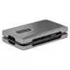 StarTech.com USB-C dviejų monitorių kelių prievadų adapteris iki 4K 60Hz USB-C DP Alt Mode vaizdo išvestis ir HDMI 2.0, arba 1080p VGA, 100W PD perdavimas, USB Type C mini dokas, USB-C dokavimo stotelė, MST šakotuvas