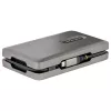 StarTech.com USB-C dviejų monitorių kelių prievadų adapteris iki 4K 60Hz USB-C DP Alt Mode vaizdo išvestis ir HDMI 2.0, arba 1080p VGA, 100W PD perdavimas, USB Type C mini dokas, USB-C dokavimo stotelė, MST šakotuvas