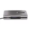 StarTech.com USB-C dviejų monitorių kelių prievadų adapteris iki 4K 60Hz USB-C DP Alt Mode vaizdo išvestis ir HDMI 2.0, arba 1080p VGA, 100W PD perdavimas, USB Type C mini dokas, USB-C dokavimo stotelė, MST šakotuvas