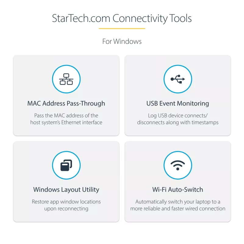 StarTech.com USB-C dviejų monitorių kelių prievadų adapteris iki 4K 60Hz USB-C DP Alt Mode vaizdo išvestis ir HDMI 2.0, arba 1080p VGA, 100W PD perdavimas, USB Type C mini dokas, USB-C dokavimo stotelė, MST šakotuvas