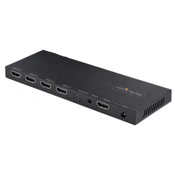 StarTech.com 4 prievadų HDMI skirstytuvas, 4K 60Hz HDMI 2.0, su įmontuotu keitikliu, 1 į 4 išėjimai, 3.5mm/Optinis garsas