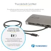 StarTech.com Thunderbolt 4 dokų stotis, 96W galios tiekimas, vienas 8K / du monitoriai 4K 60Hz, 3xTB4/USB4 prievadai, 4xUSB-A, SD, GbE, Thunderbolt 4 dokų stotis, skirta Windows arba TB3 MacBook, 0,8 m kabelis