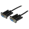 StarTech.com 2 m juodas DB9 RS232 nuoseklus nulinio modemo laidas F/F