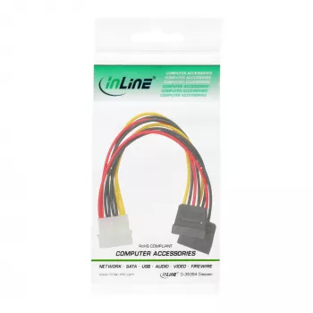 InLine vidinis maitinimo Y laidas 1x 5,25 colio / 2x SATA maitinimui 0,20 m