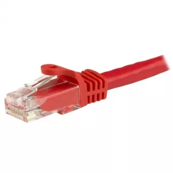 StarTech.com 3m CAT6 Ethernet kabelis - raudonas CAT 6 Gigabit Ethernet laidas - 250MHz 100W PoE RJ45 UTP tinklo/jungiamasis kabelis be užkabinimų su įtempimo mažinimu, individualiai išbandytas