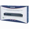 Intellinet 24 prievadų tinklo jungiklis, 24 prievadai (RJ45), montavimui stove, Gigabitas, 4 SFP, Ethernet Web-Smart, 10/100/1000 Mbit