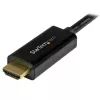 StarTech.com 6ft (2m) Mini DisplayPort į HDMI laidas - 4K 30Hz vaizdas - mDP į HDMI adapterio laidas - Mini DP arba Thunderbolt 1/2 Mac/PC prie HDMI monitoriaus/ekrano - mDP į HDMI keitiklio laidas