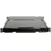 „StarTech.com“ dviejų bėgių stelažinis KVM konsolė su 17 colių LCD monitoriumi, HD 1080p, vieno prievado DVI/VGA KVM, USB palaikymu, 44230 MTBF