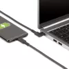 StarTech.com 3ft (1m) tvirtas stačiu kampu USB-C laidas, USB 3.2 Gen 2 (10 Gbps), pilnai funkcionalus USB C į C duomenų perdavimo laidas, 4K 60Hz DP Alt režimas, 100W maitinimo tiekimas - 90 laipsnių USB Type-C laidas