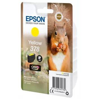 Kasetė Epson 378 Geltona 360 puslapių Rašalas C13T37844010